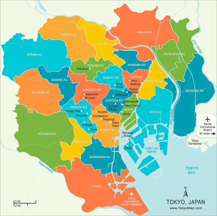 tokyo map